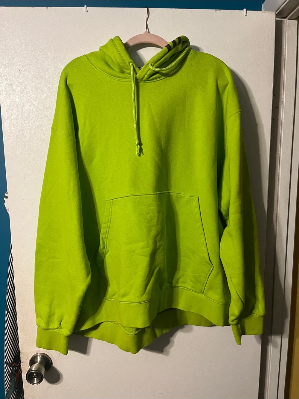 IVY PARK Neon Lime Green Pullover Hoodie